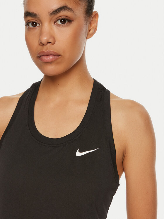 Nike Nike Tehniline särk DX0706 Must Regular Fit