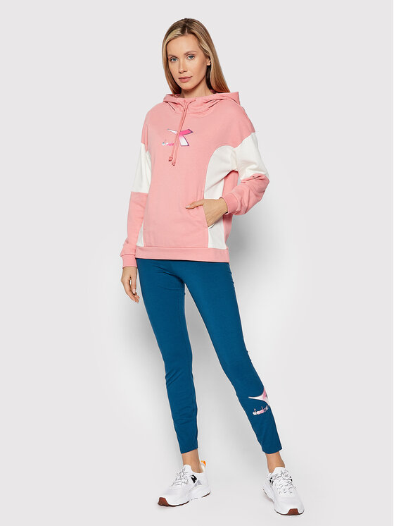 Diadora Diadora Bluza Lush 102.177781 Różowy Regular Fit