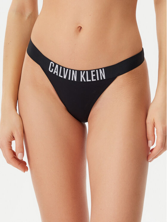 Calvin Klein Swimwear Calvin Klein Swimwear Bikini partea de jos KW0KW02857 Negru