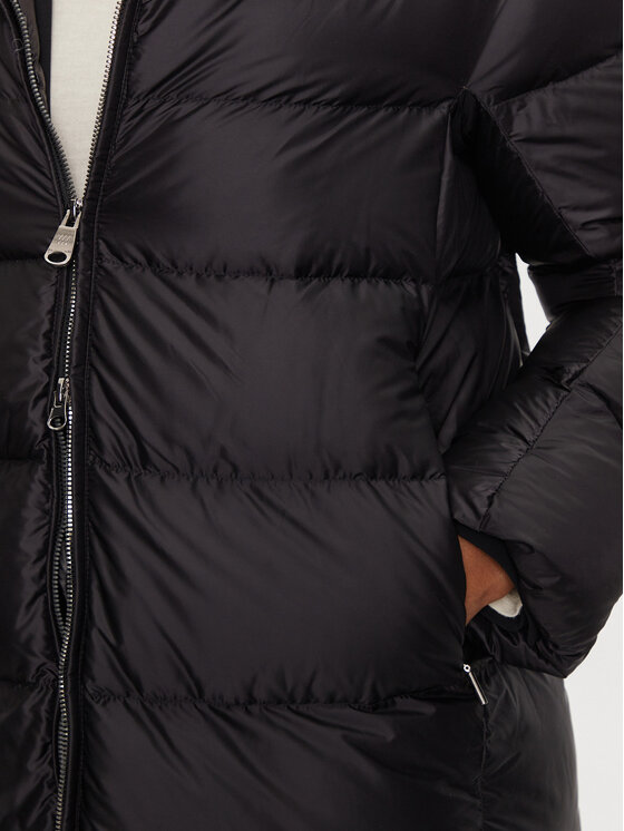 Hetregó Hetregó Пухено яке Hanna 8N602F Черен Regular Fit
