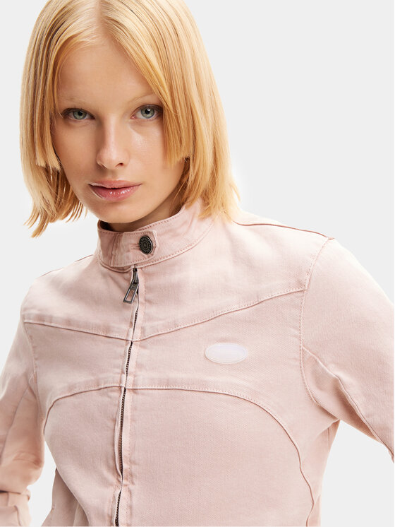 Desigual Desigual Jeansjacke California 24SWED49 Rosa Regular Fit
