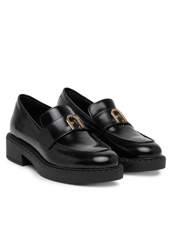 Furla Furla Loaferai New Legacy YJ81FNL BX4042 AL O6000 Juoda
