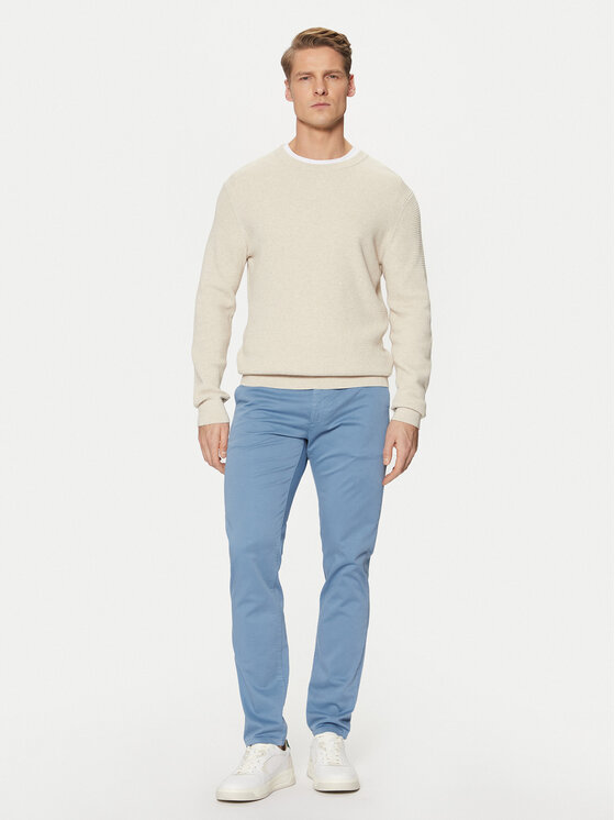 BOSS BOSS Chino hlače 50510933 Modra Slim Fit