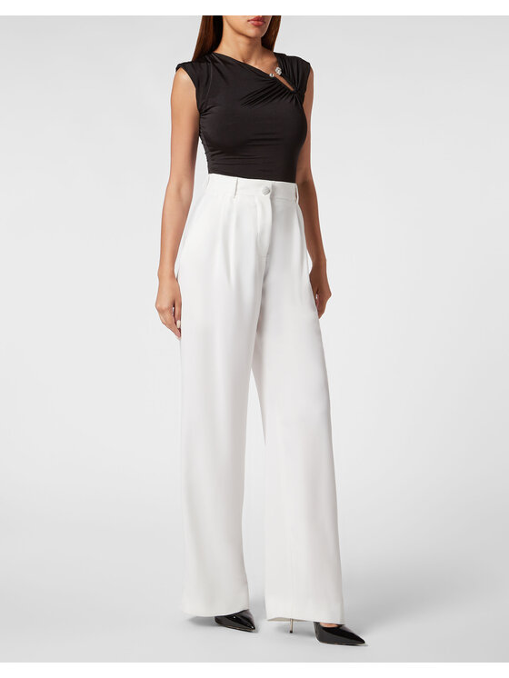 PHILIPP PLEIN PHILIPP PLEIN Pantaloni di tessuto 9213 Bianco Regular Fit