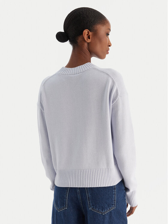 Calvin Klein Jeans Calvin Klein Jeans Pullover Ck Embro Badge LV047D351G Himmelblau Regular Fit