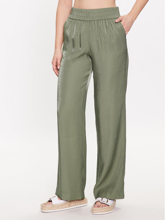 Olsen Olsen Pantaloni di tessuto 14002060 Cachi Regular Fit