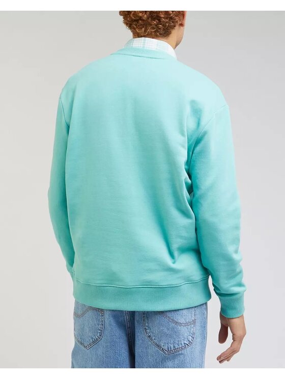 Lee Lee Bluza WOBBLY SWS Zielony Regular Fit