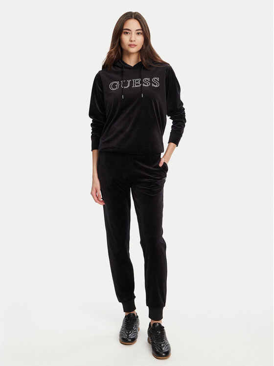 Guess Guess Bluză V4RQ25 K0232 Negru Regular Fit