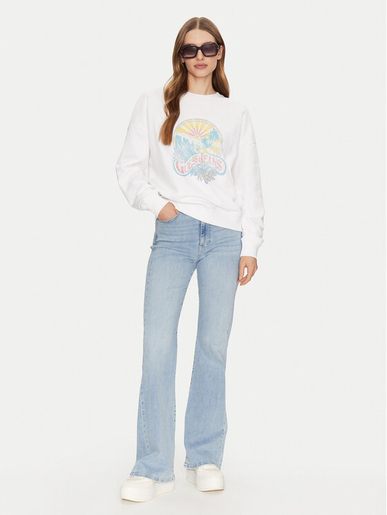 Guess Guess Sweatshirt W5GQ16 K68I4 Weiß Regular Fit