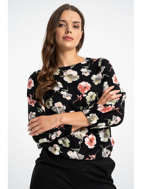 CLICK CLICK Bluzka 10-7014 Kolorowy Regular Fit