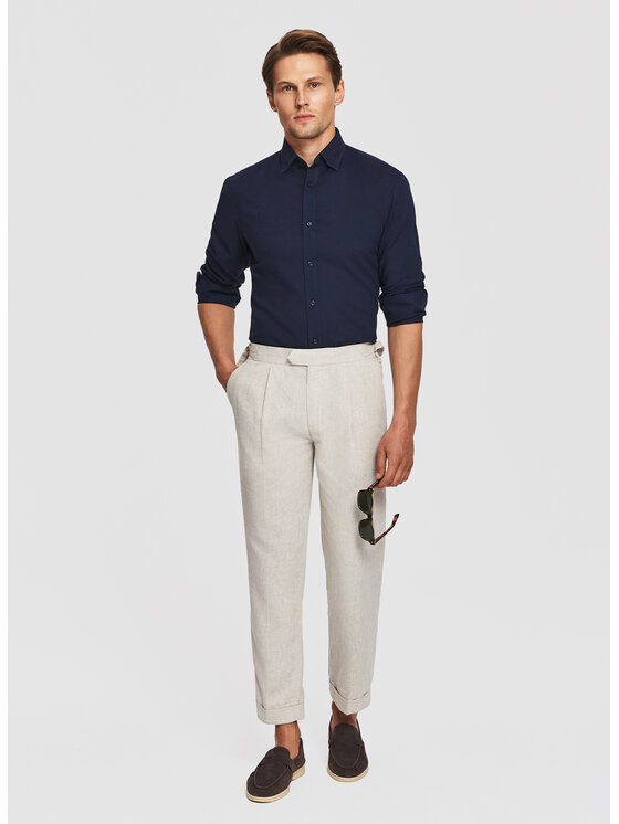 Pako Lorente Pako Lorente Koszula P26SF-1X-021 Granatowy Slim Fit