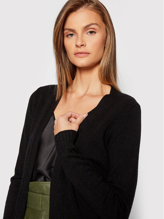 Vila Vila Ζακέτα Ril 14044041 Μαύρο Regular Fit