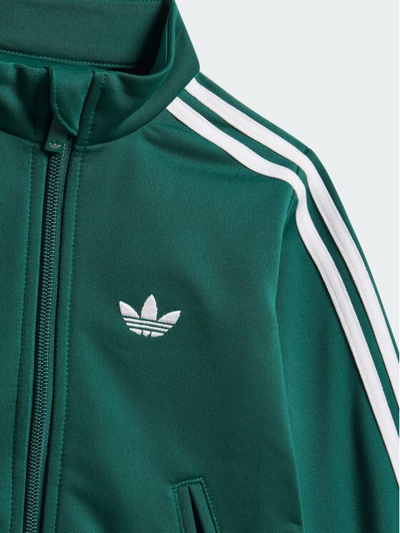 adidas adidas Komplet bluza i spodnie materiałowe 159065 Zielony Regular Fit
