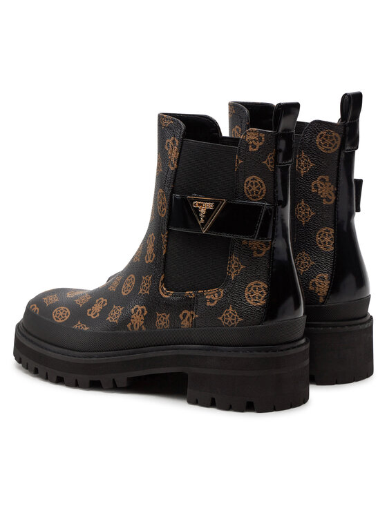 Guess Guess Botine Bensly FLFBEN FAL10 Negru
