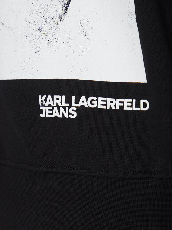 Karl Lagerfeld Jeans Karl Lagerfeld Jeans Bluza A2M20030 Czarny Relaxed Fit
