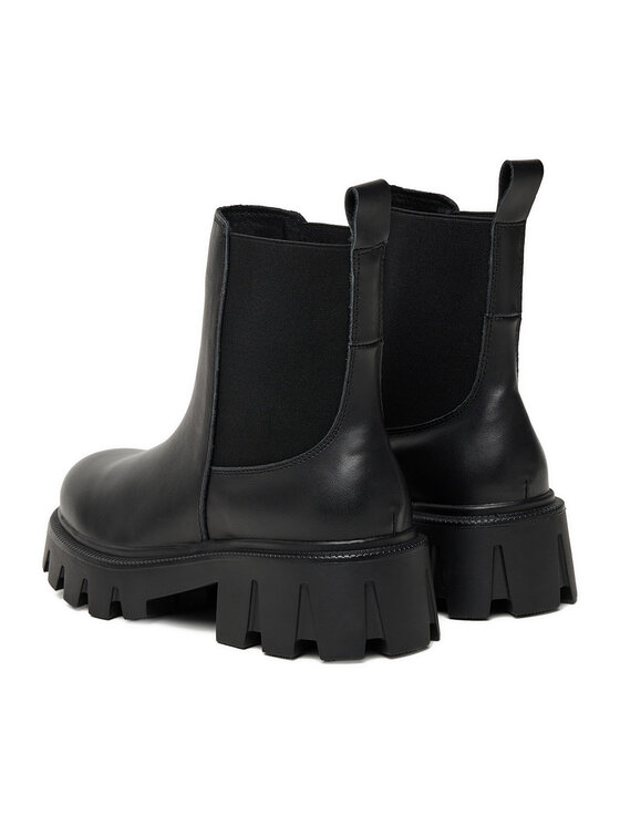 DeeZee DeeZee Μποτάκια με λάστιχο 9250-2 Μαύρο
