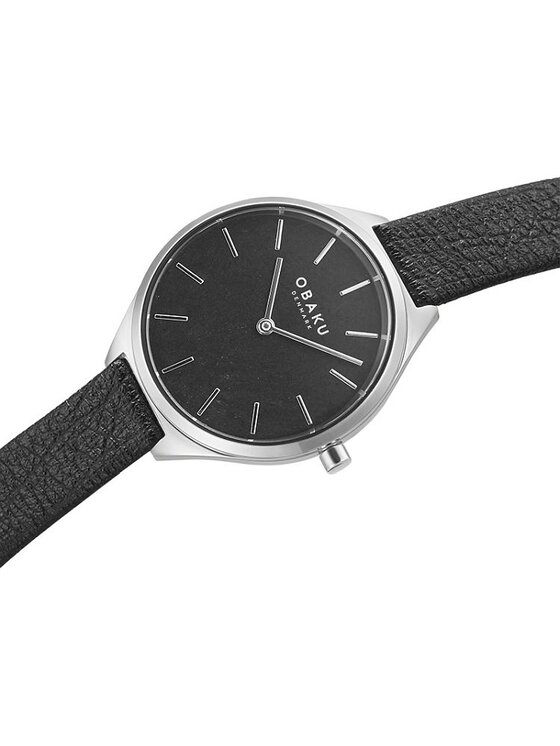 Obaku Obaku Zegarek V257LHCNRB Czarny