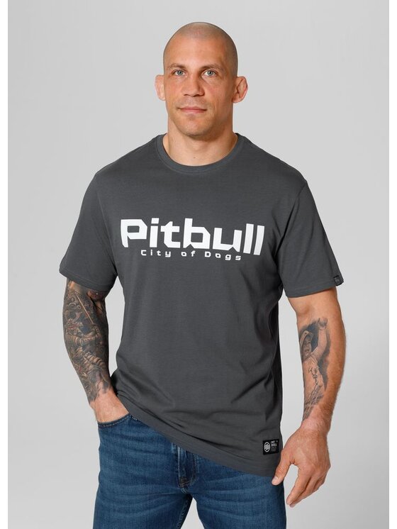 PITBULL PITBULL T-Shirt Koszulka Szary Regular Fit