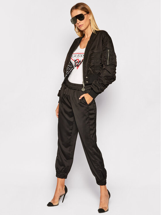 Guess Marškinėliai Myrella W0YP94 K1811 Balta Slim Fit • Modivo.lt