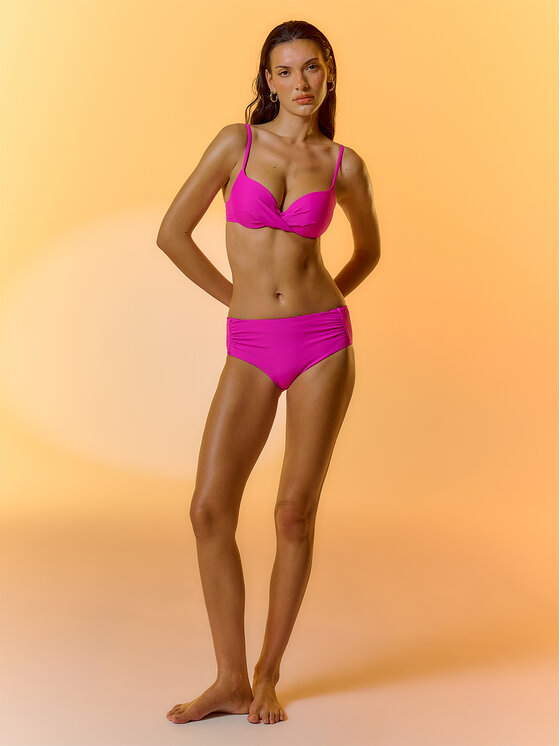 4F 4F Góra od bikini TROPIC ORCHID Różowy