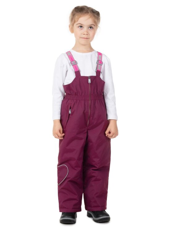 Lenne Lenne Spodnie narciarskie 24353-602 Bordowy Basic Fit