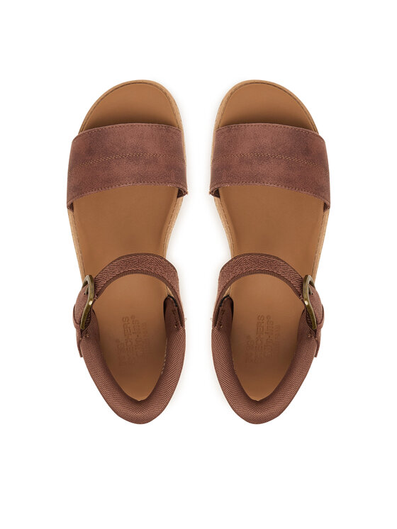 Skechers Skechers Sandály Bobs Sun Vibe 114423/CHOC Hnědá
