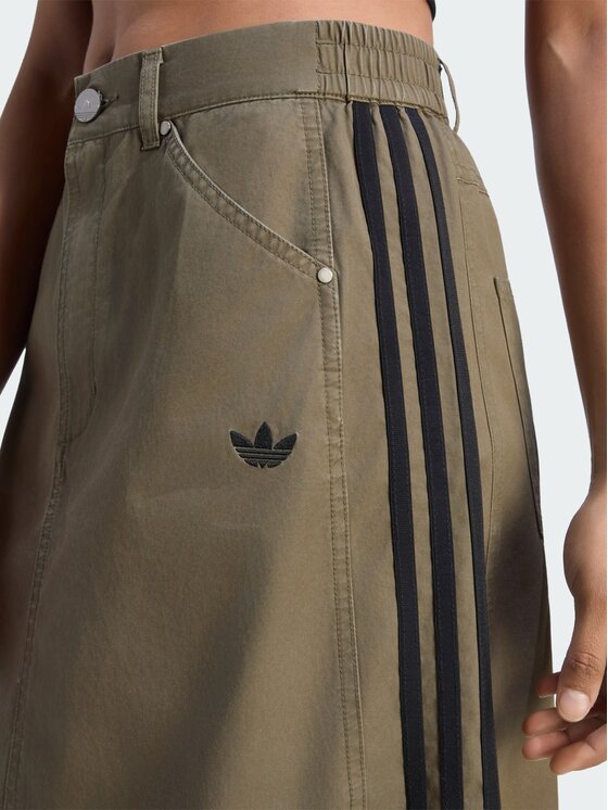adidas adidas Spódnica maxi 168878 Zielony Regular Fit