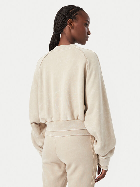 adidas adidas Bluza Sst Double Layered Cropped Track Top KT2228 Beżowy Regular Fit