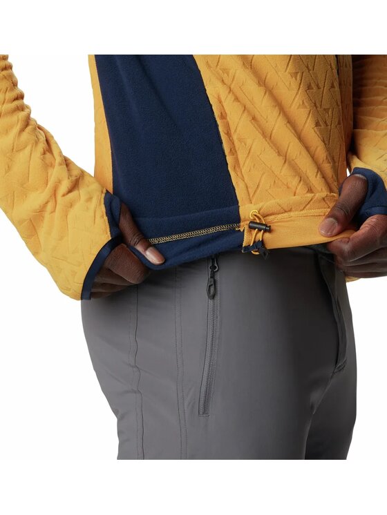 Columbia Columbia Bluza 205333 Żółty Regular Fit