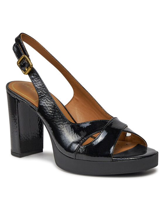 Geox Geox Sandali D Walk Pleasure 85S D45B6C 000FM C9999 Črna