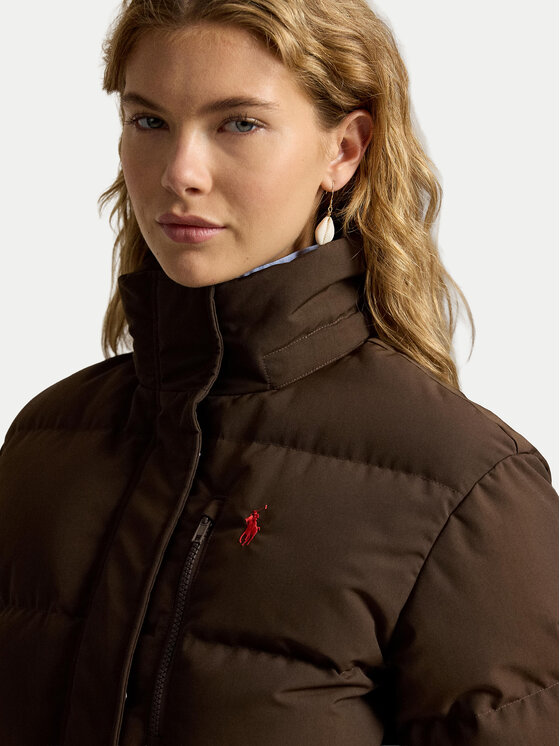 Polo Ralph Lauren Polo Ralph Lauren Pūkinė striukė 211B17285002 Tamsiai ruda Relaxed Fit