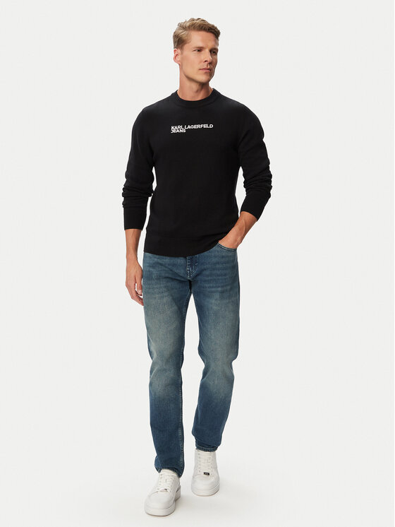 Karl Lagerfeld Jeans Karl Lagerfeld Jeans Svetr B3M18041 Černá Regular Fit
