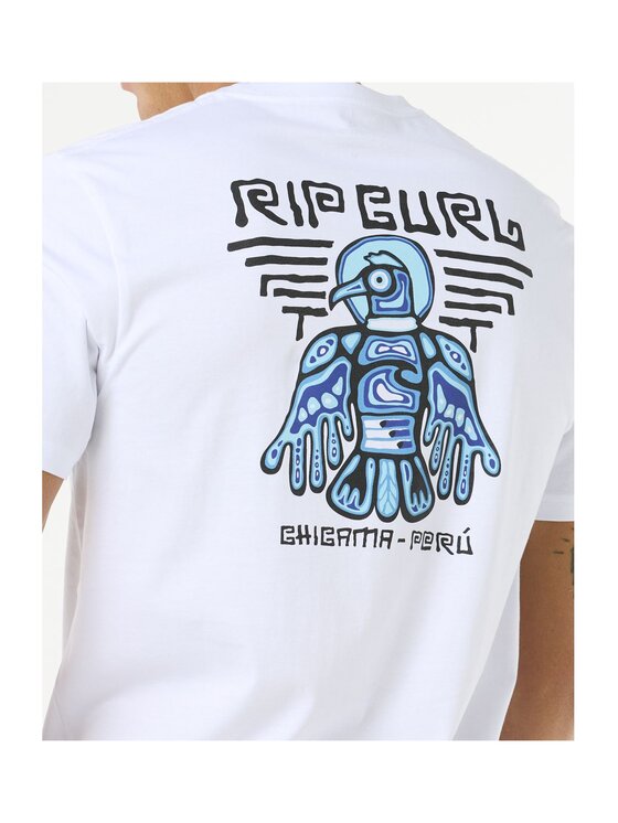 Rip Curl Rip Curl T-Shirt Desti Animals Tee Biały Standard Fit