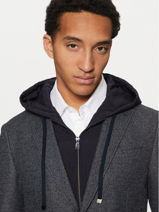 JOOP! Jeans JOOP! Jeans Prijelazna jakna 15 JJB-18Hoodney-J15 30045021 Tamnoplava Slim Fit