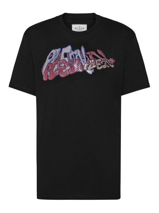 PHILIPP PLEIN PHILIPP PLEIN T-Shirt 9947 Czarny Regular Fit
