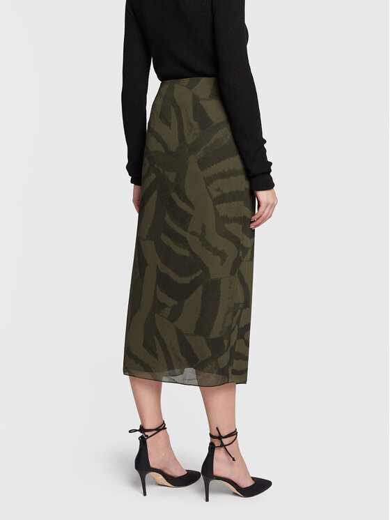 LAUREN RALPH LAUREN Lauren Ralph Lauren Φούστα midi 200871375001 Πράσινο Regular Fit