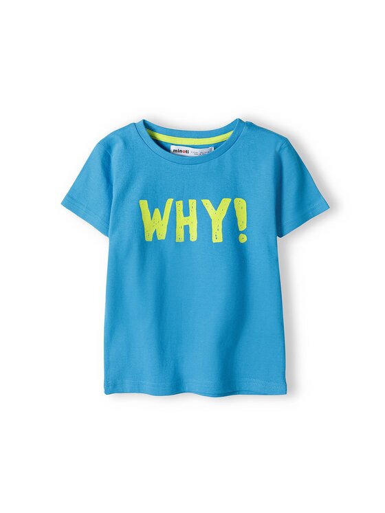 MINOTI MINOTI T-Shirt 13tee 36 Turkusowy Regular Fit