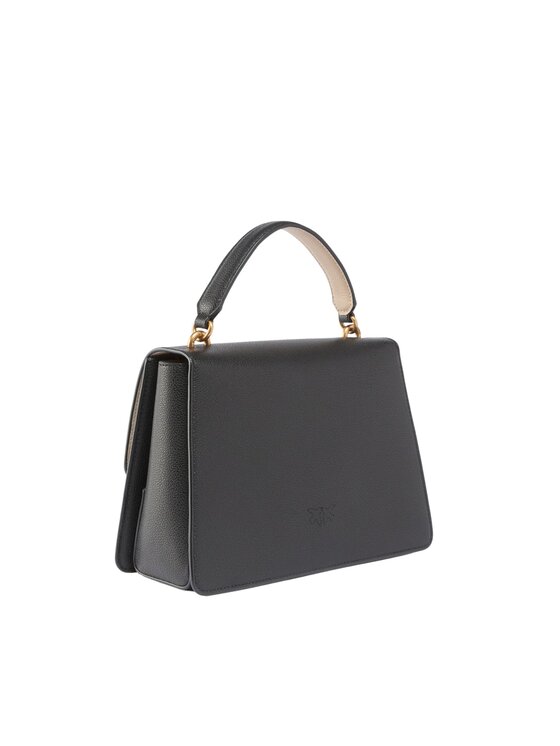 PINKO PINKO Σάκος Love one top handle classic Μαύρο