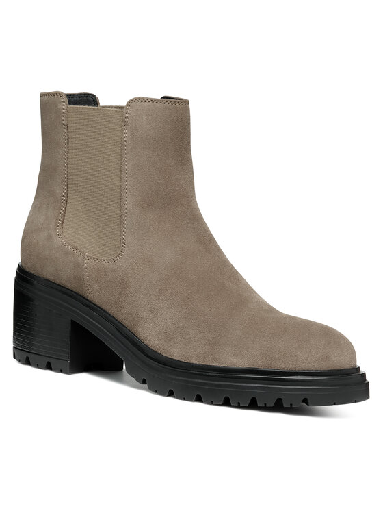 Geox Geox Kotníková obuv s elastickým prvkem D Damiana D16QCE 022NH C6029 Béžová