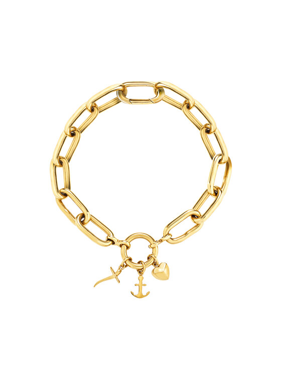 Breil Breil Bransoletka LOVE TIES Złoty