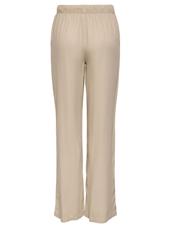 ONLY ONLY Hlače Goa 15363676 Bež Straight Fit