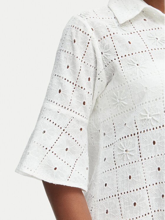 Iconique Iconique Vasarinė suknelė Romina IC26-039 Balta Regular Fit