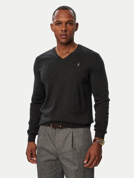 Polo Ralph Lauren Polo Ralph Lauren Sweter 710941105003 Szary Regular Fit