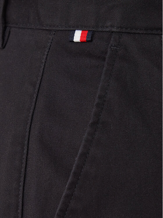 Tommy Hilfiger Tommy Hilfiger Čino bikses Core Denton MW0MW41993 Melns Regular Fit