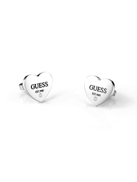 Guess Guess Naušnice JUBE02177JW-RH Stříbrná