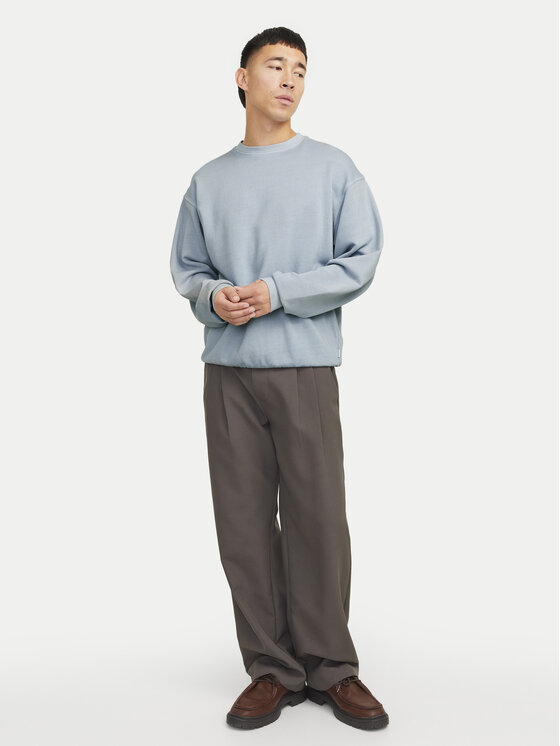 Jack & Jones Jack & Jones Bluza Charge 12268273 Błękitny Loose Fit