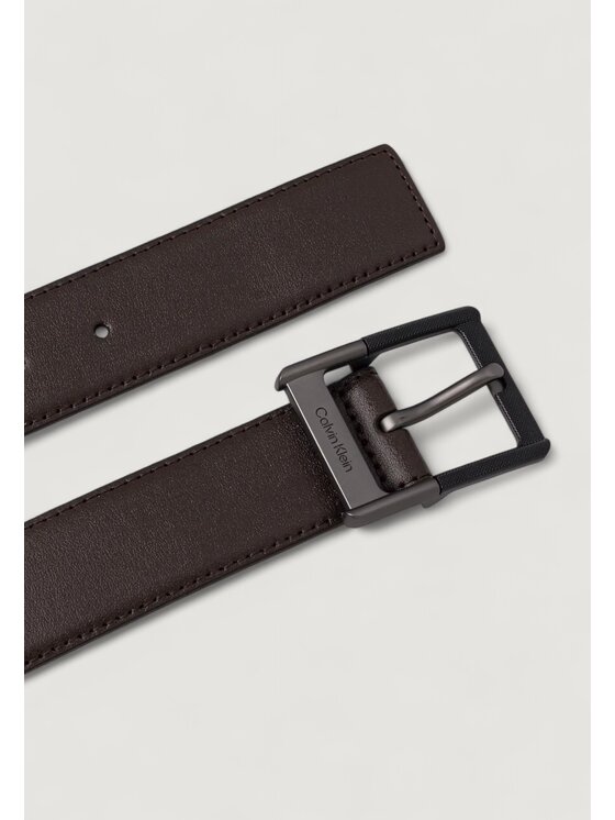 Calvin Klein Calvin Klein Ζώνη Ανδρική CLASSIC BUCKLE BELT 38MM Καφέ
