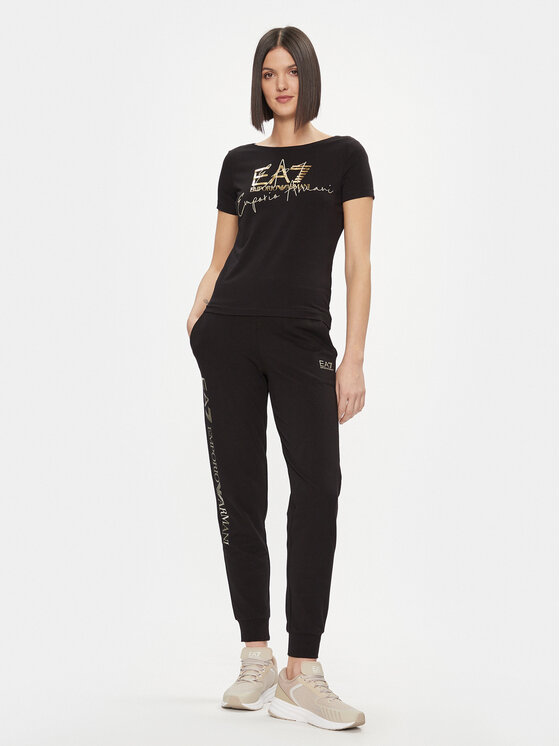 EA7 Emporio Armani EA7 Emporio Armani Spodnji del trenirke 8NTP85 TJTXZ 0200 Črna Regular Fit