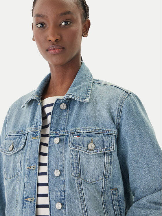 Tommy Jeans Tommy Jeans Farmer kabát Classic DW0DW22720 Kék Regular Fit