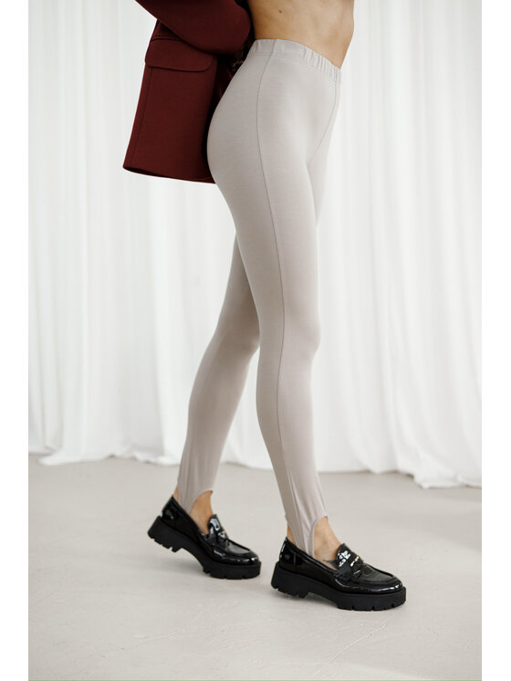 LilaLou LilaLou Legíny Zoe Béžová Slim Fit